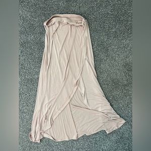 Free People satin maxi skirt